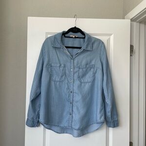 Liverpool Sky Blue Button-Up Shirt